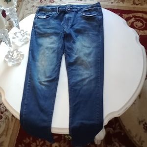 Size 36/32 men's true indigo blue jeans